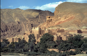 Kasbah en el Dades, Ruta de las Kasbahs, Marruecos