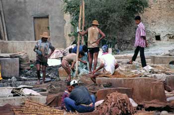 Curtidores, viajes a Marruecos Foto: Toni Nogales